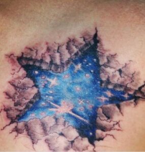 galaxy star tattoo 3
