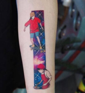galaxy tattoo sleeve 2