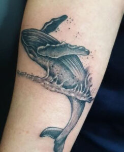 great whale tattoo 2