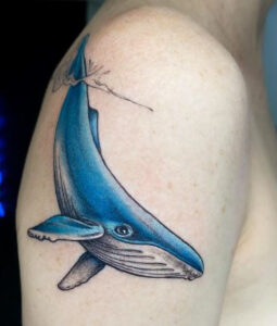 humpback whale tattoo 3
