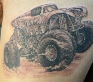 mud truck tattoo