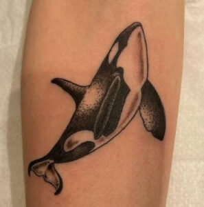 orca whale tattoo 2