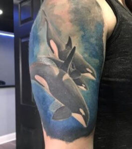 orca whale tattoo