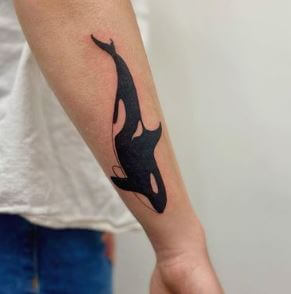 orca whale tattoo1