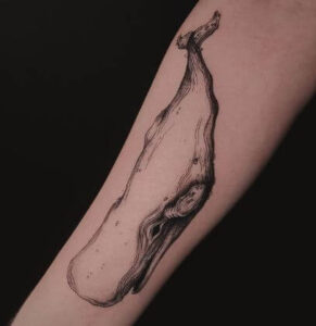 sperm whale tattoo 2