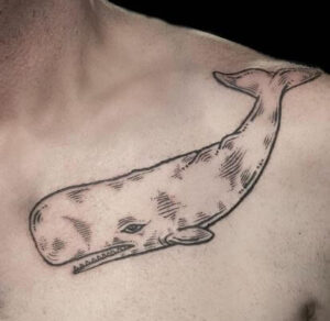 sperm whale tattoo