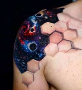 spiral galaxy tattoo 3