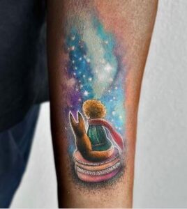 tribal galaxy tattoo 2