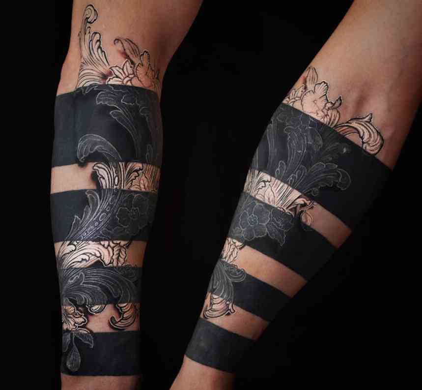 Ink Over Black Tattoo