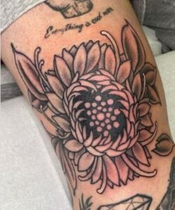 american knee cap tattoo 3