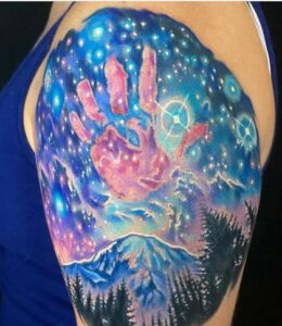 night sky constellation tattoo 4