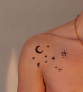 night sky tattoo simple
