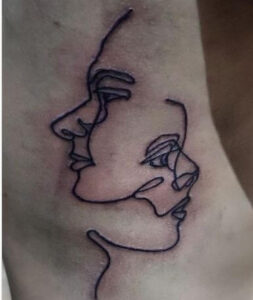 two face gemini tattoo