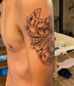 two face tattoo for man 2