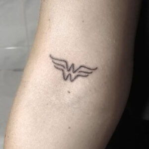 wonder woman symbol tattoo