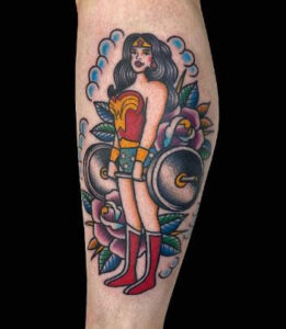 wonder woman tattoo for sleeve