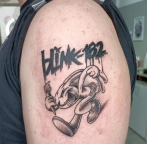 Blink 182 Sleeve Tattoo