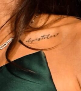 Megan Fox's Collarbone Tattoo