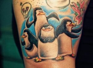 Penguins of Madagascar Tattoo