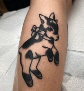 Baby Goat Tattoo