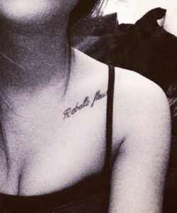 Rihanna's Neck Tattoo