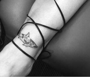Rihanna's Shark Ankle Tattoo