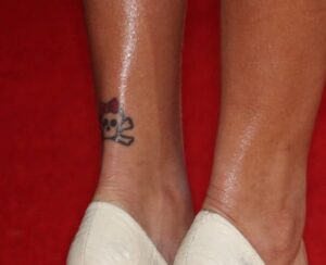 Rihanna's Skull Ankle Tattoo