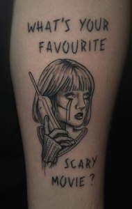 Scream Dialogue Tattoo