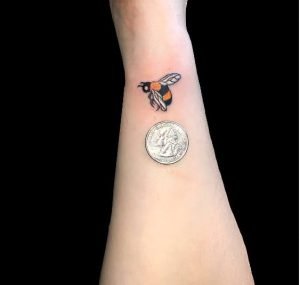 Honey Bee Temporary Tattoo  Set of 3  Tatteco