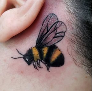 20 Beautiful Bee Tattoo Design Ideas for Women - Mom's Got the Stuff