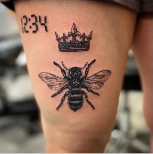 190 Bee-autiful Honey Bee Tattoo Designs with Meanings, Ideas, and  Celebrities - Body Art Guru