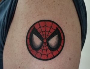 Spiderman Logo Tattoo