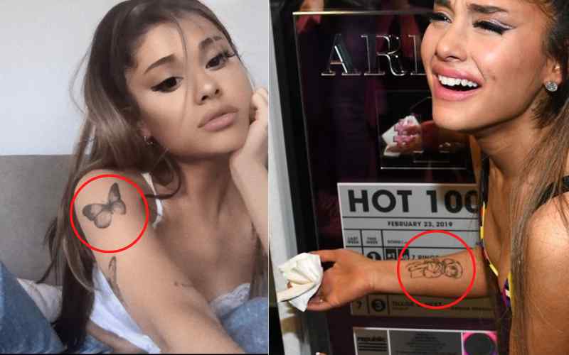 Ariana Grande Tattoo Removal
