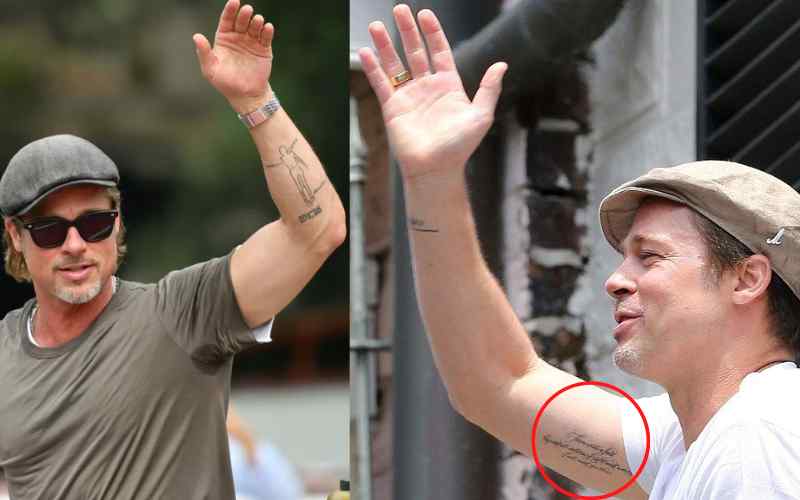 Brad Pitt Tattoo Removal