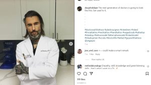 Can a doctor have tattoos?