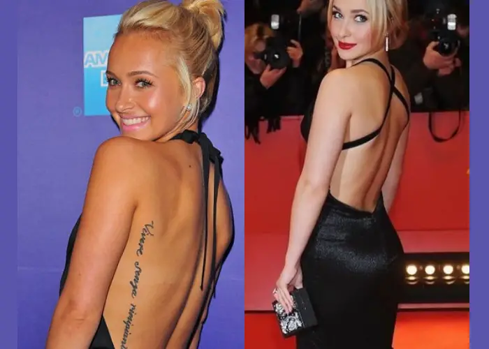 Hayden Panettiere Tattoo removal