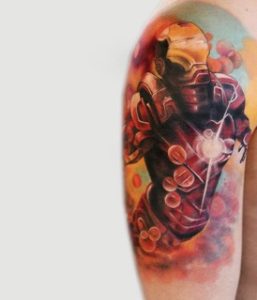 Vibrant Ironman Tattoo