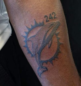 Miami Dolphin tattoos