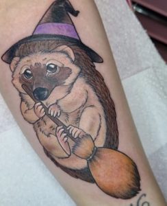 Hedgehog tattoo