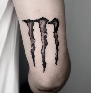 Monster Logo Tattoo