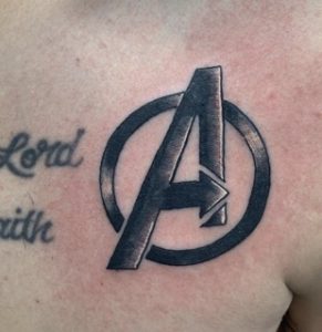 Avengers Logo Tattoo