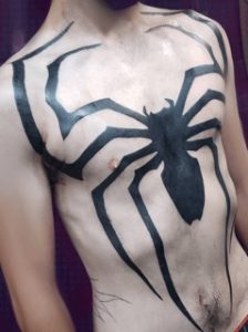 Big Spider Logo on Chest