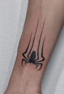 Pointy Leg Spider On Wrist