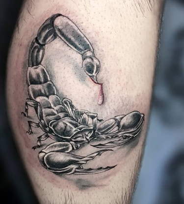 black scorpion tattoo meaning