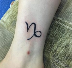 Capricorn Symbol Tattoo