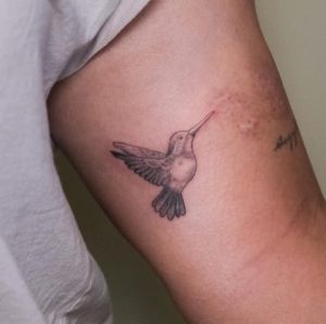 Hummingbird Forearm Tattoo