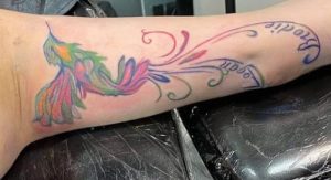 Hummingbird Vibrant Tattoo