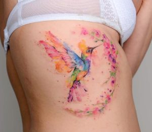 Precious Hummingbird Tattoo