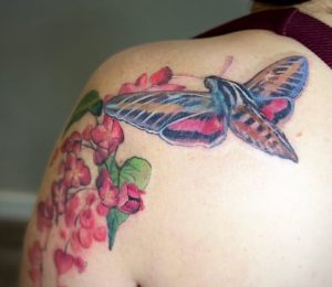 Sphinx Moth Tattoo