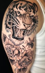 Tiger Arm Tattoo